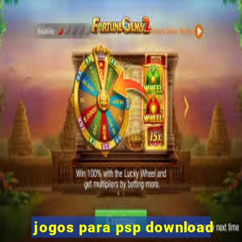 jogos para psp download